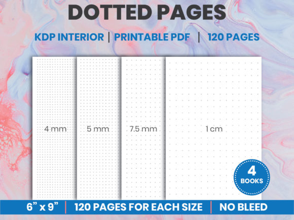 Dotted Pages KDP Templates for Efficient Low-Content Publishing