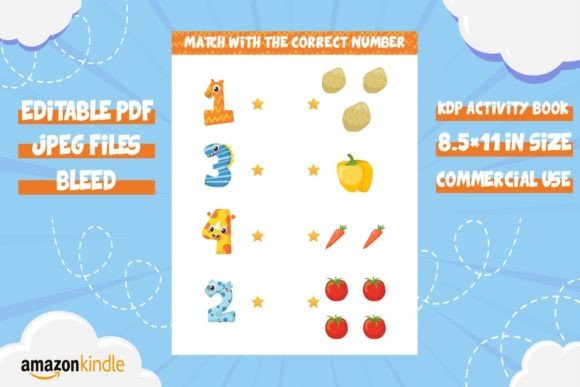 Integrating Learning Activities into Practical Workflows: A Focus on Vegetables Match the Correct Number