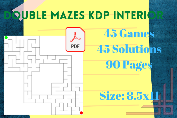 KDP Interior Mazes Puzzle: A Flexible Template for Creative Projects