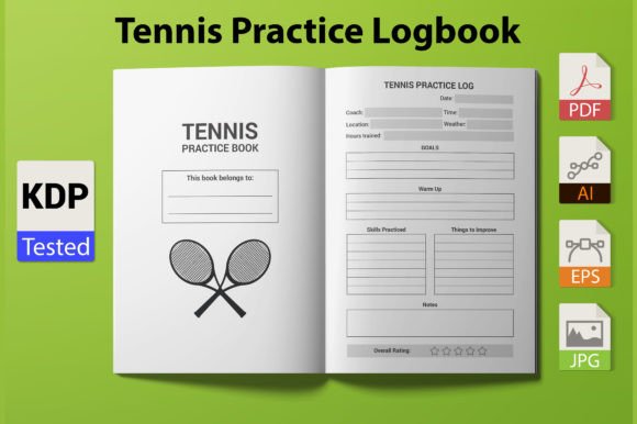The Systematic Approach to Tennis Improvement with a Practice Log Book
