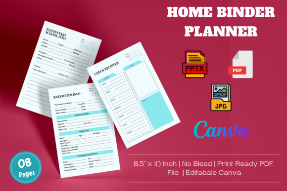 The Ultimate Home Binder Planner: Your Digital and Printable Hub for Household Organization