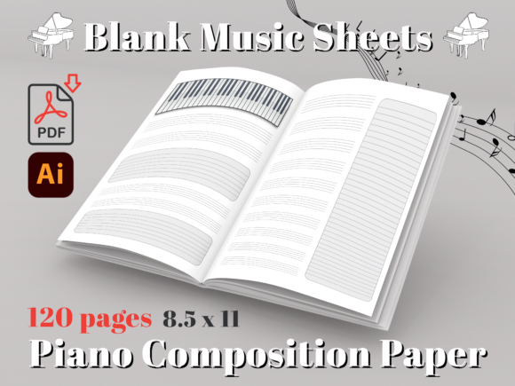 The Ultimate Piano Practice Journal: Music Paper with Annotations