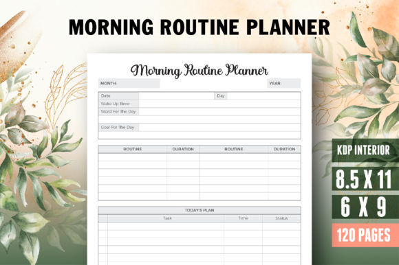 Your Blueprint for a Productive Day: The Morning Routine Planner