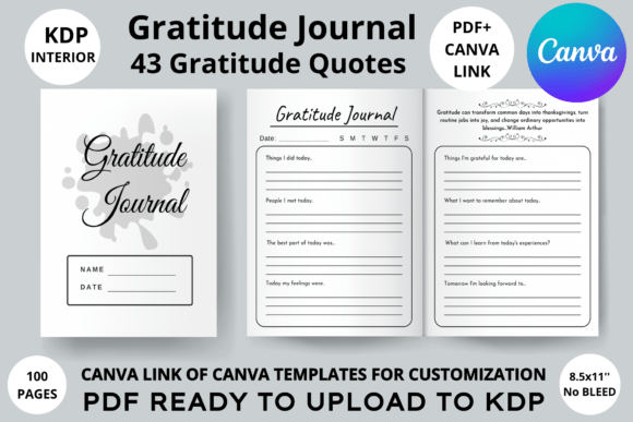 Your Complete KDP Gratitude Journal Interior Template