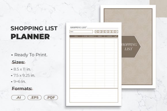 Your Ultimate Shopping List Planner for Organized Shopping and Efficient Planning